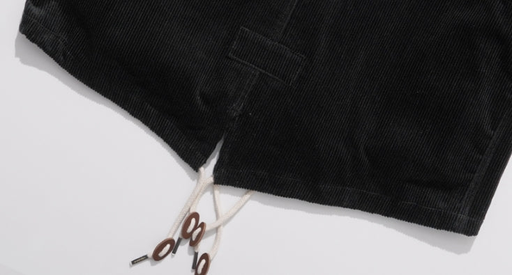 ダブルユーブイプロジェクト(WV PROJECT)  Cookie Dough Corduroy Fishtail Jacket Black CJOT7424