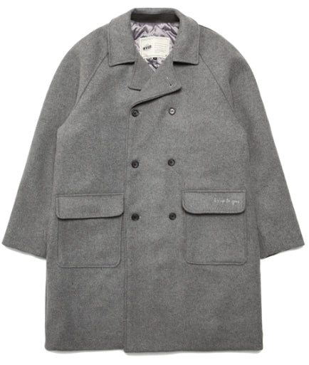 ダブルユーブイプロジェクト(WV PROJECT)  Wool Soft Double Coat Gray JJOT7201