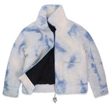 オーワイ(OY) 		TIE-DYE BACK FLOW LOGO FLEECE JACKET- IVORY