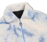 オーワイ(OY) 		TIE-DYE BACK FLOW LOGO FLEECE JACKET- IVORY