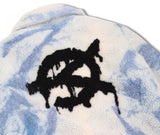 オーワイ(OY) 		TIE-DYE BACK FLOW LOGO FLEECE JACKET- IVORY