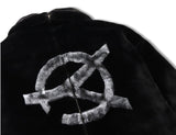 オーワイ(OY) 		BOTH ZIPPER LOGO FUR JACKET-BLACK