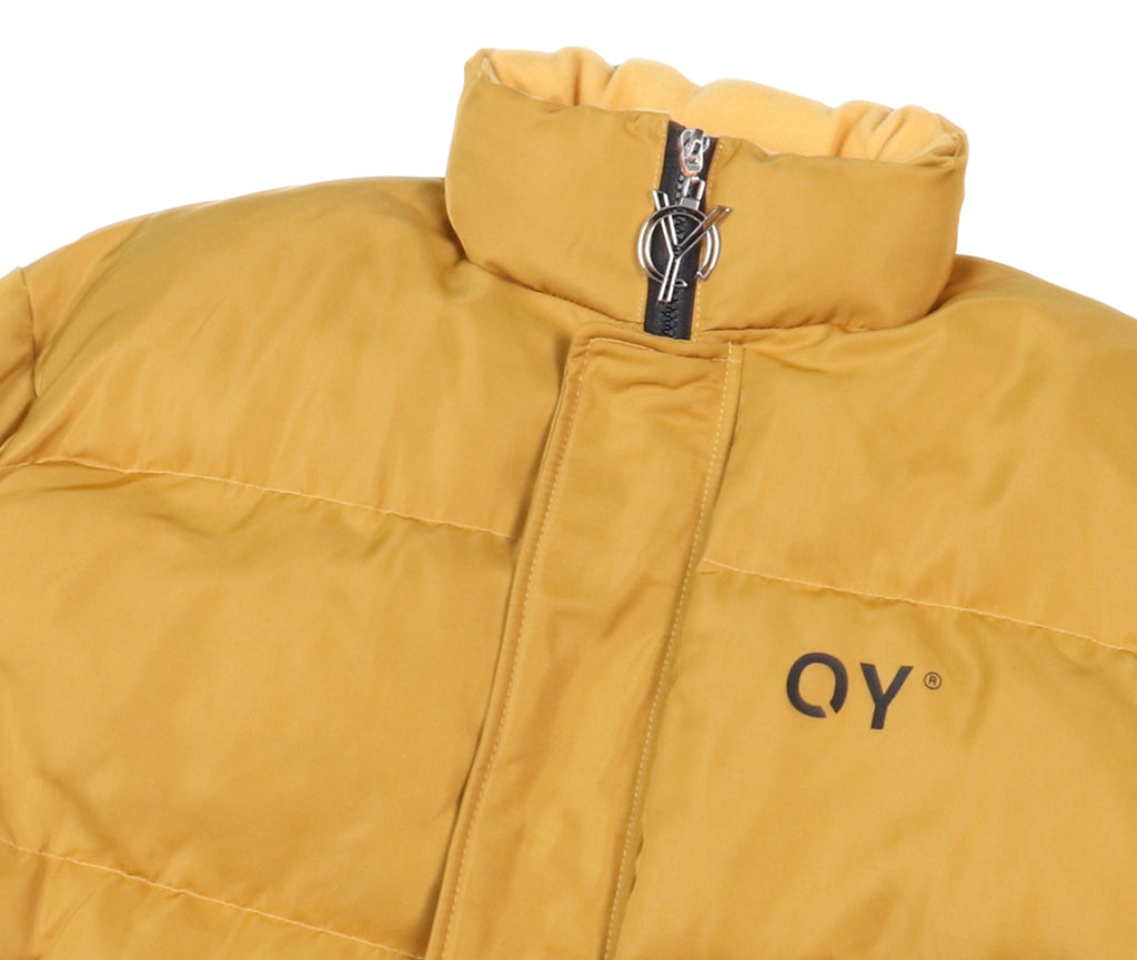 オーワイ(OY) LOGO SHIRRING PADDING- MUSTARD