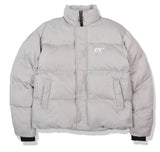 オーワイ(OY) LOGO SHIRRING PADDING- GREY