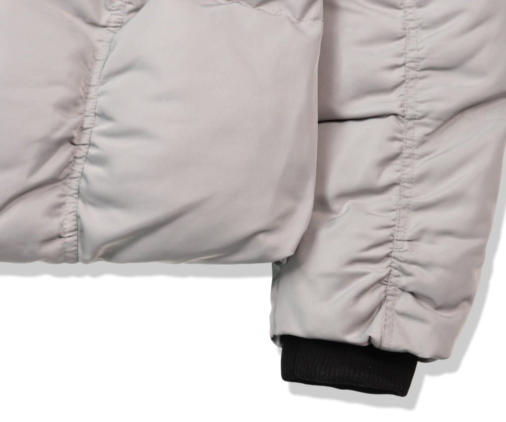 オーワイ(OY) LOGO SHIRRING PADDING- GREY