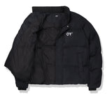 オーワイ(OY) LOGO SHIRRING PADDING- BLACK
