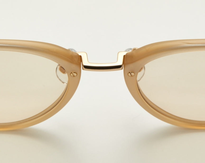 ダブルラバーズ(DOUBLE LOVERS)SHYNESS (Beige Sunglasses)