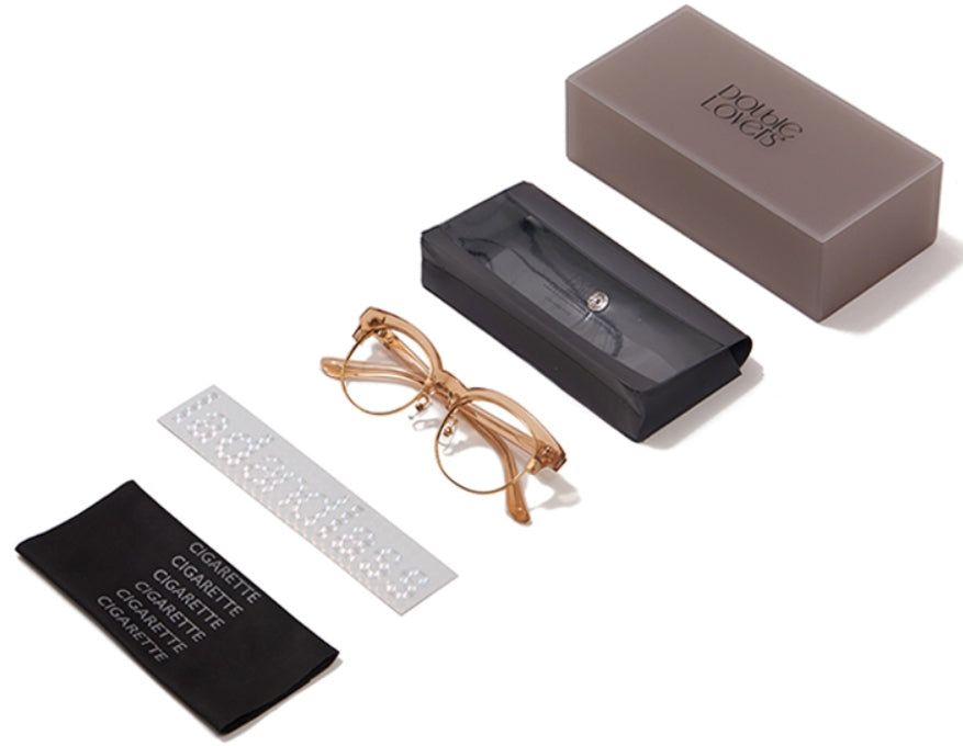 ダブルラバーズ(DOUBLE LOVERS)CIGARETTE (Brown Optical)