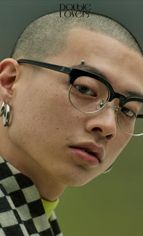 ダブルラバーズ(DOUBLE LOVERS)CIGARETTE (Black Silver Optical)