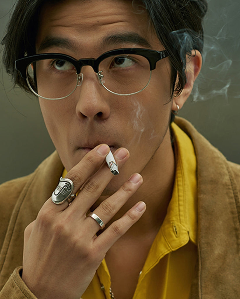 ダブルラバーズ(DOUBLE LOVERS)CIGARETTE (Black Silver Optical)