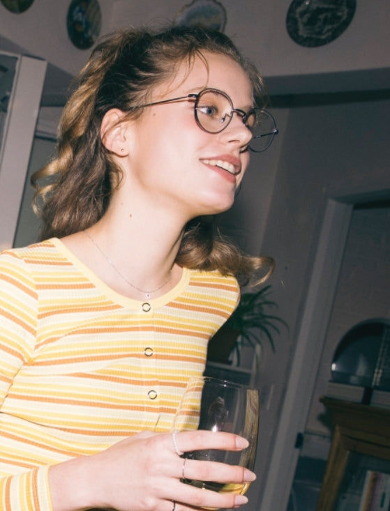 ダブルラバーズ(DOUBLE LOVERS)PEEP PEEP (Deep Navy Optical)