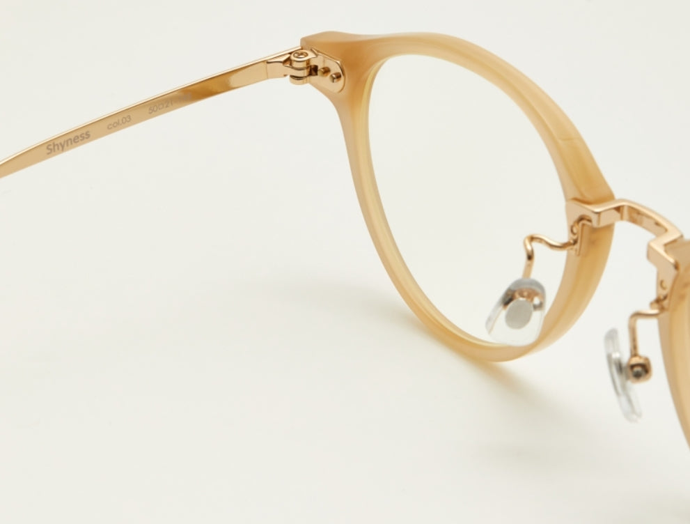 ダブルラバーズ(DOUBLE LOVERS)SHYNESS (Beige Optical)