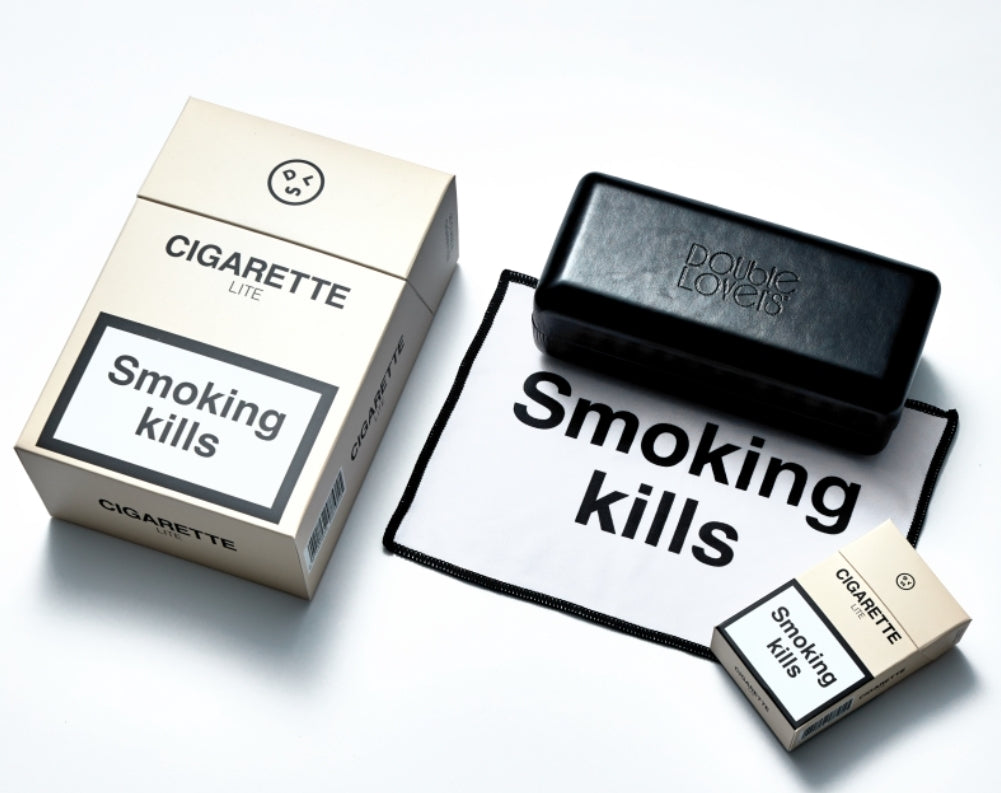 ダブルラバーズ(DOUBLE LOVERS)CIGARETTE LITE (Black Silver Optical)