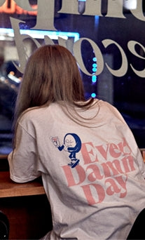 ダブルラバーズ(DOUBLE LOVERS)DLS X KOMPAKT RECORD BAR T-SHIRT