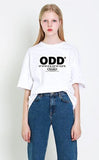 Odd Studio (オッドスタジオ) Odd Studio Coordinated T-shirt - WHITE
