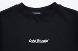Odd Studio (オッドスタジオ) Odd Studio Wave Sweat shirt - BLACK