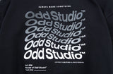 Odd Studio (オッドスタジオ) Odd Studio Wave Sweat shirt - BLACK