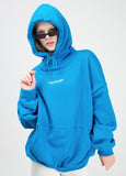 Odd Studio (オッドスタジオ) ODD STUDIO WAVE LOOSE FIT HOOD SHIRT - BLUE