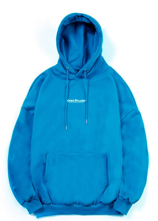 Odd Studio (オッドスタジオ) ODD STUDIO WAVE LOOSE FIT HOOD SHIRT - BLUE