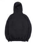 Odd Studio (オッドスタジオ) ODD STUDIO ODSO LOGO LOOSE FIT HOOD SHIRT - BLACK