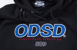 Odd Studio (オッドスタジオ) ODD STUDIO ODSO LOGO LOOSE FIT HOOD SHIRT - BLACK