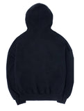 Odd Studio (オッドスタジオ) ODD STUDIO STANDARD LOGO LOOSE FIT HOOD SHIRT - BLACK