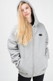 Odd Studio (オッドスタジオ) ODD STUDIO STANDARD LOGO ZIP-UP LOOSE FIT HOOD SHIRT - 3Color