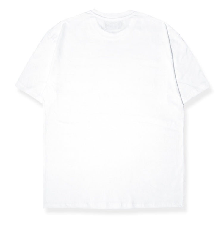 Odd Studio (オッドスタジオ) ODD STUDIO FACE T-SHIRT - WHITE