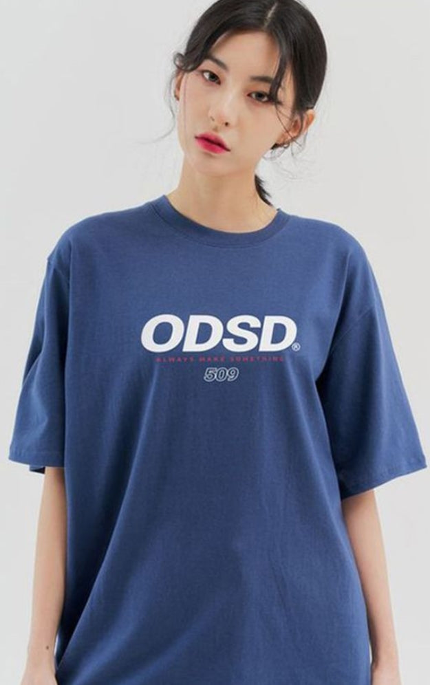 Odd Studio (オッドスタジオ) Odd Studio ODSD T-shirt - DUST BLUE