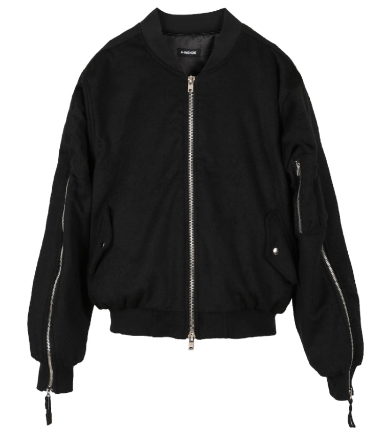 オウェンド(A-WENDE) 399 cashmere Bomber jacket