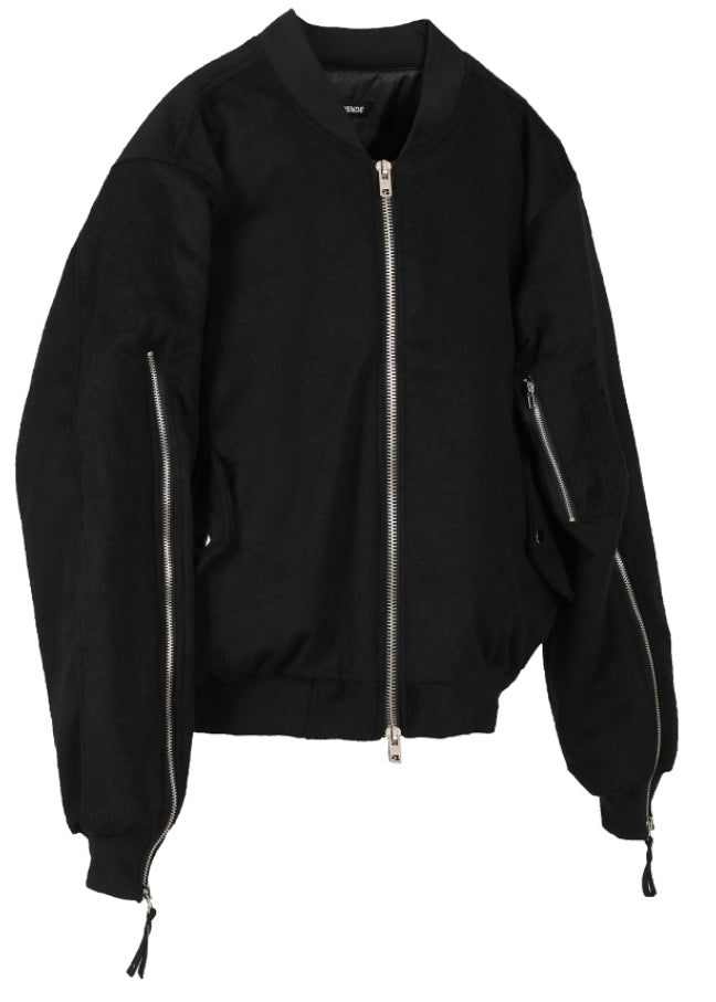 オウェンド(A-WENDE) 399 cashmere Bomber jacket
