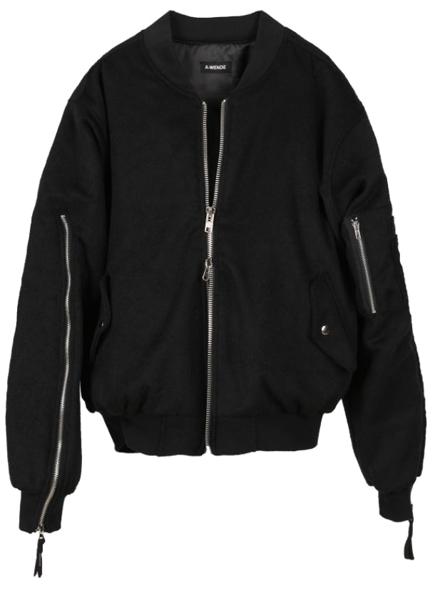 オウェンド(A-WENDE) 399 cashmere Bomber jacket