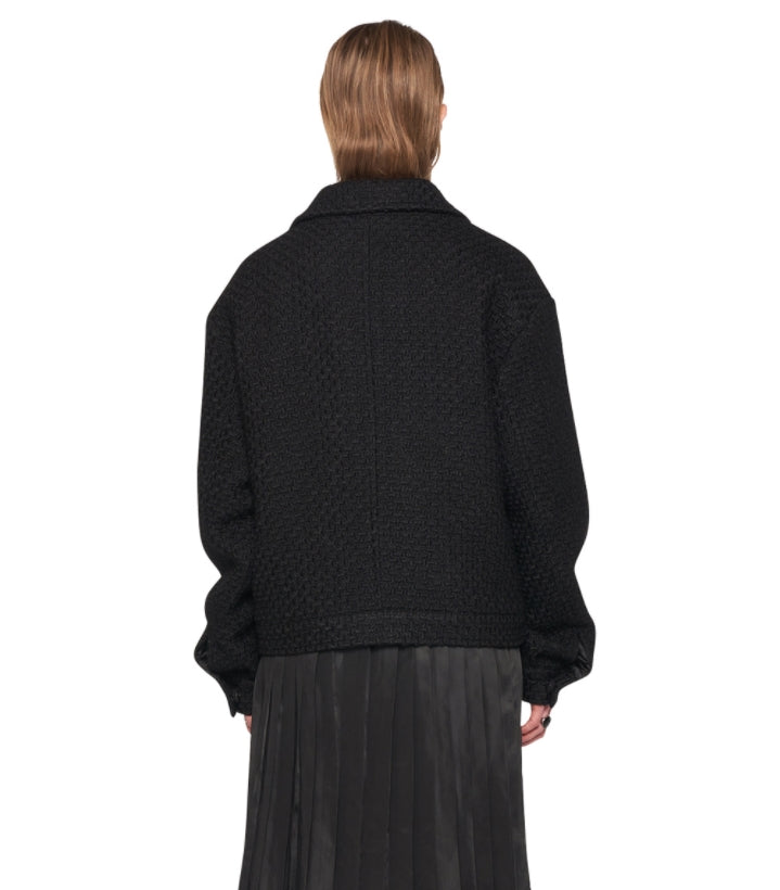レイブレス(LABELESS)    BLACK TWEED JACKET