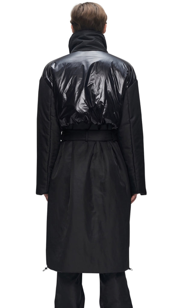 レイブレス(LABELESS)  DOWN LAYERED LONG PARKA