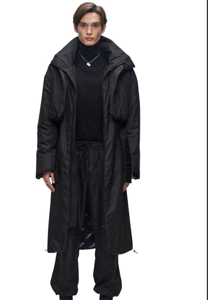 レイブレス(LABELESS)  DOWN LAYERED LONG PARKA