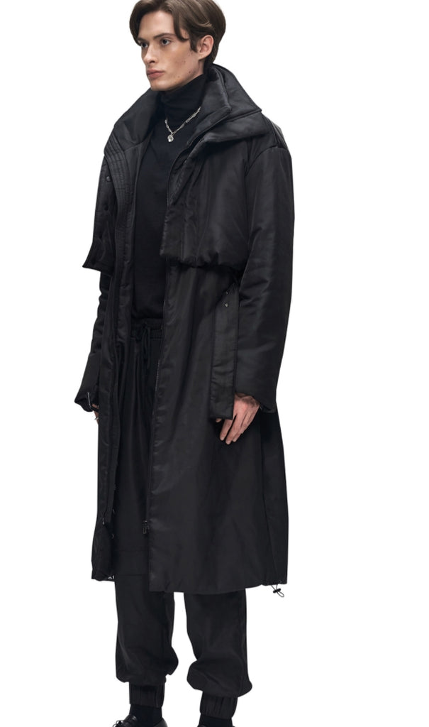 レイブレス(LABELESS)  DOWN LAYERED LONG PARKA