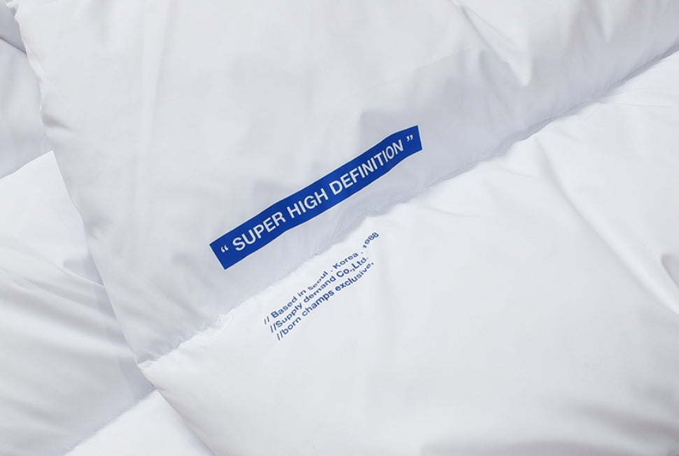 ボーンチャンプス(BORN CHAMPS) BC POCKET LINE DOWN WHITE CERDMDW03WH