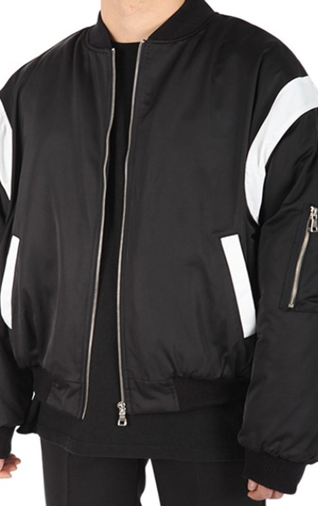 ランベルシオ(LANG VERSIO) 286 color matching aviation jumper padding (MA-1)