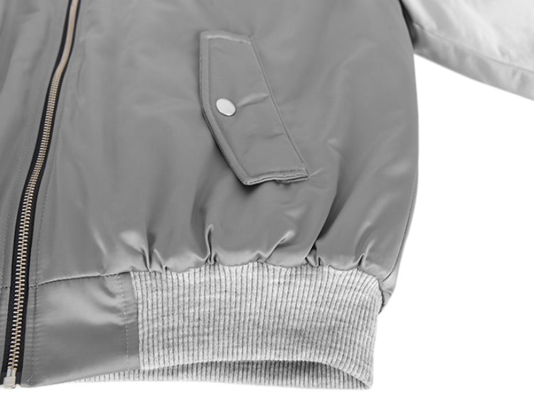 ランベルシオ(LANG VERSIO) 287 Incision Zipper Aviation Jumper Padding (MA-1)