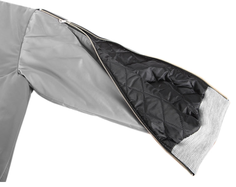 ランベルシオ(LANG VERSIO) 287 Incision Zipper Aviation Jumper Padding (MA-1)
