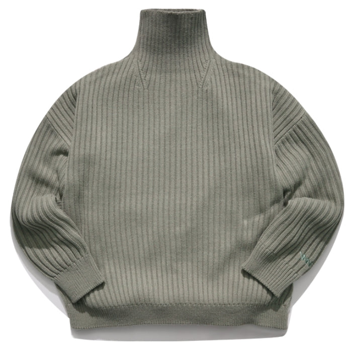 ダブルユーブイプロジェクト(WV PROJECT)  Peanut Butter Turtleneck Knit Light Khaki CJKN7434