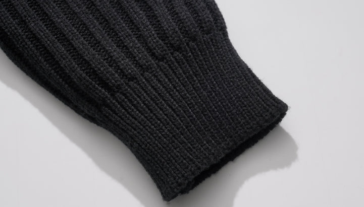 ダブルユーブイプロジェクト(WV PROJECT)  Peanut Butter Turtleneck Knit Black CJKN7434