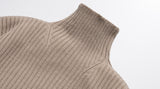 ダブルユーブイプロジェクト(WV PROJECT)  Peanut Butter Turtleneck Knit Beige CJKN7434