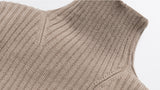 ダブルユーブイプロジェクト(WV PROJECT)  Peanut Butter Turtleneck Knit Beige CJKN7434