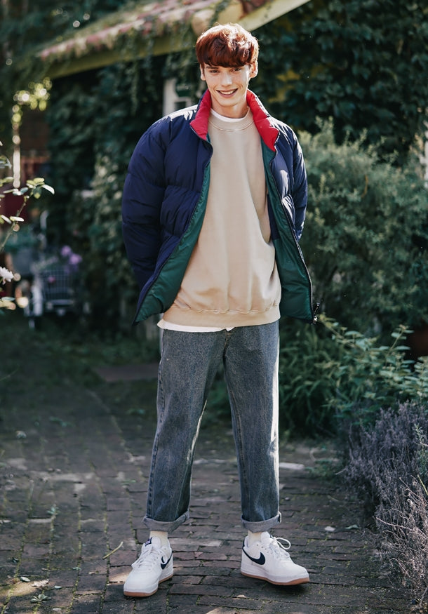 ダブルユーブイプロジェクト(WV PROJECT)  Genoa Puffer Duckdown Navy CJOT7412