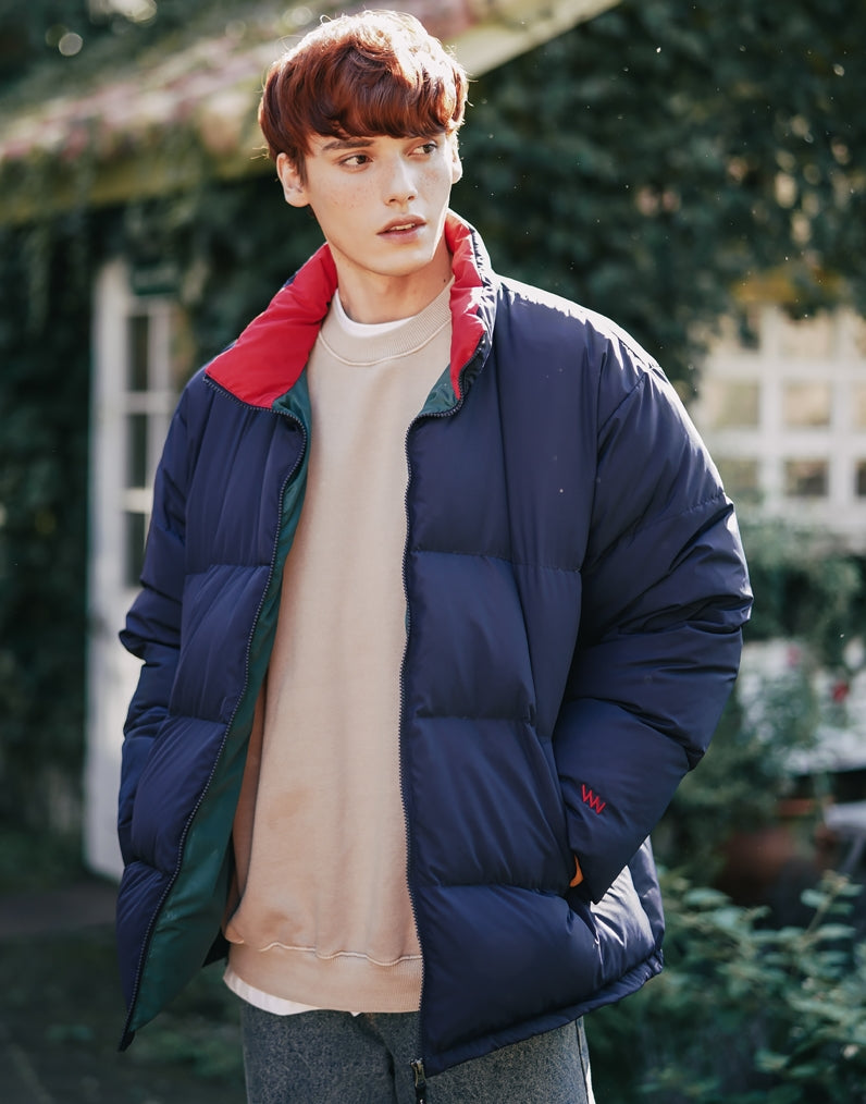 ダブルユーブイプロジェクト(WV PROJECT)  Genoa Puffer Duckdown Navy CJOT7412