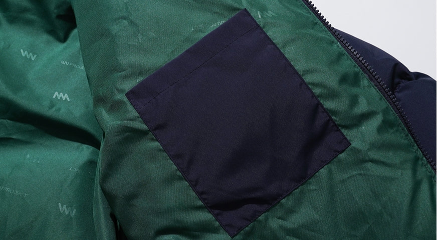 ダブルユーブイプロジェクト(WV PROJECT)  Genoa Puffer Duckdown Navy CJOT7412