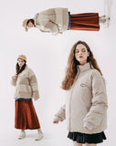 ダブルユーブイプロジェクト(WV PROJECT)  Flop Reversible Duckdown Parka Beige MJOT7399