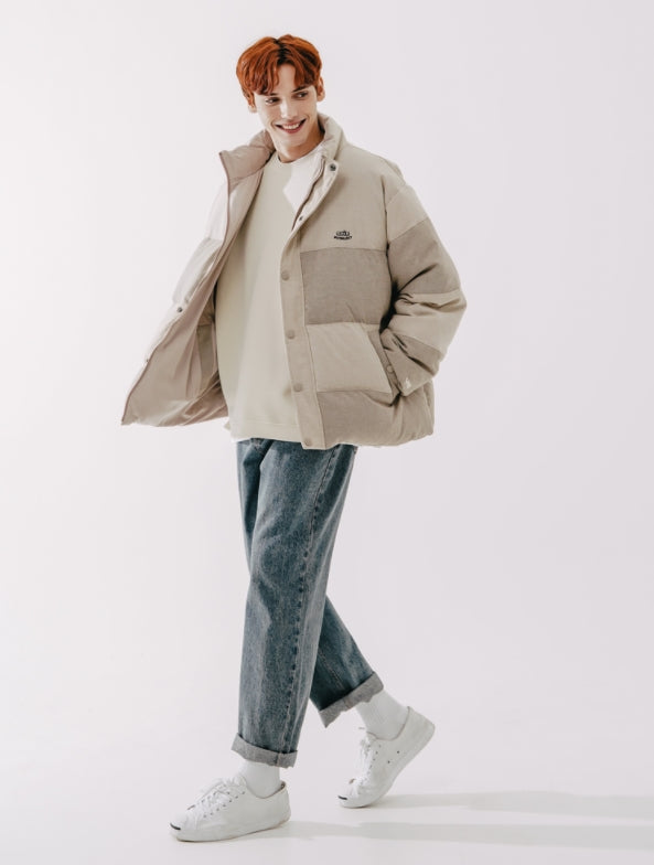 ダブルユーブイプロジェクト(WV PROJECT)  Flop Reversible Duckdown Parka Beige MJOT7399