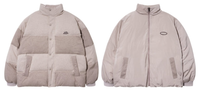 ダブルユーブイプロジェクト(WV PROJECT)  Flop Reversible Duckdown Parka Beige MJOT7399